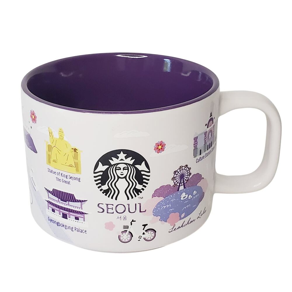 LNew-Starbucks Seoul South Korea Regional Collection Ceramic Collectible Mug